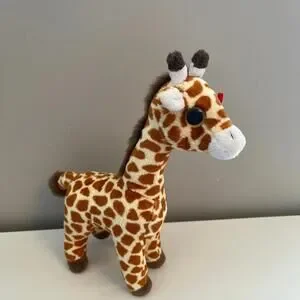 Toys Ty Beanie Baby Topper The Giraffe Big Eyed Version Inch